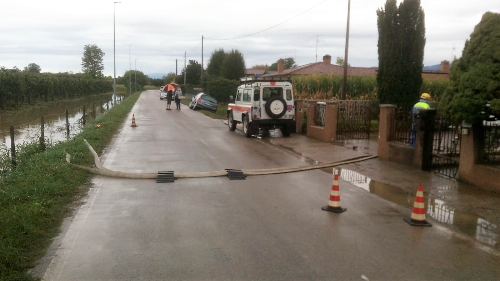 Interventi della Protezione civile a Caneva 